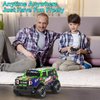Remote Control Car, 1/24 Scale Light Up Racing Car Toys, RC Car for Kids with Cool Led Lights, Hobby RC Cars Toys Birthday Gifts for 3 4 5 6 7 8 Year Old Boys Girls