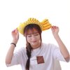 ZHOUMEIWENSP Funny Yellow Fish Stylish Plush Face Wash Makeup Elastic Hair Band Headband Party Hairband for Women Girls (Yellow Fish)
