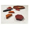 LMC Products Hexagon Wooden Puzzle Toy - Brain Teasers for Kids Ages 10-12. Also Great Brain Teaser Puzzles for Adults