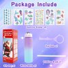 Decorate Your Own Water Bottle Kits for Girls, Christmas Gift for Girls, 5 6 7 8 9 10 Year Old Girl Gifts, Girl Water Bottle Gem Stickers DIY Arts and Crafts Kits Supplies for Girls Birthday Gift