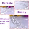 6 Pack Crystal Tiara Crown,Rhinestone Princess Crown,Silver Crystal Tiara for Girls,Women,Weddings,Parties,Prom Headdresses