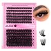 Fluffy Volume Lash Clusters DIY Lash Extensions 10-20MM Cluster Eyelashes 144pcs Wispy Individual Lashes Eyelash Extensions DIY at Home by ALICE