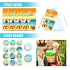 110 PCS Swimming Pool Beach Party Favors Hawaiian Goodie Bags with Keychains Stickers Slap Bracelets and Bags for Summer Themed Birthday Party Hawaiian Aloha Party