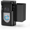 OLAIKE Anti-Theft Door Mount for Video Doorbell 1/2/3/3 Plus/4/2nd Gen & Blink Doorbell, No-Drill Doorbell Mount for Apartment Home Rentals Room (No Doorbell), Black