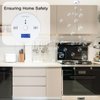 2 Packs Carbon Monoxide Detectors Carbon Monoxide Alarm CO Alarm Detector Monitor with LED Digital Display Battery Operated