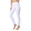 ONGASOFT Yoga Pants for Women Fitness Running Workout Leggings Tummy Control Side Pockets White