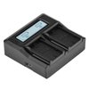 Green Extreme Dual Smart Charger with LCD Screen for Sony NP-FZ100
