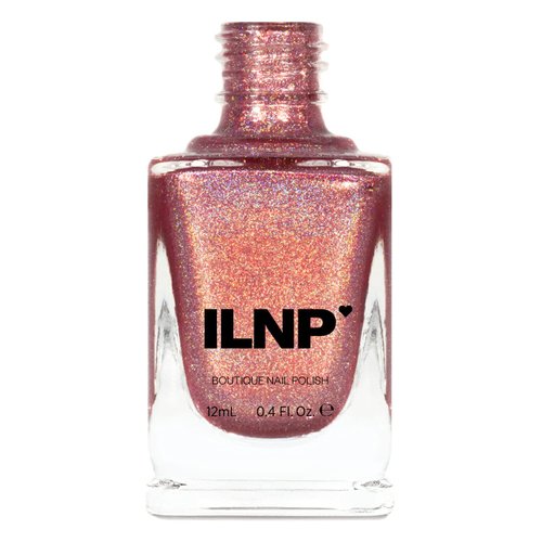 ILNP Champagne Blush - Rose Gold/Vintage Pink Holographic Nail Polish