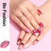 Morovan Fingernail Nail Polish Set: 15 Color Pink Air dry Regular Quick dry Nail Polish Pack 0.25oz Nail Polish Kit Gift for Women