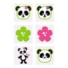 Fun Express Panda Party Tattoos (72 pieces) Temporary Tattoos for Kids, Party Favors and Supplies, Classroom Incentives & Giveaways