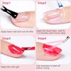 Liquid Latex for Nails, DRMODE Nail Latex Tape Peel Off Fast Drying Nail Polish Barrier, Nail Cuticle Guard Protector for Fingers Nail Stamping with Tweezers for Nail Art