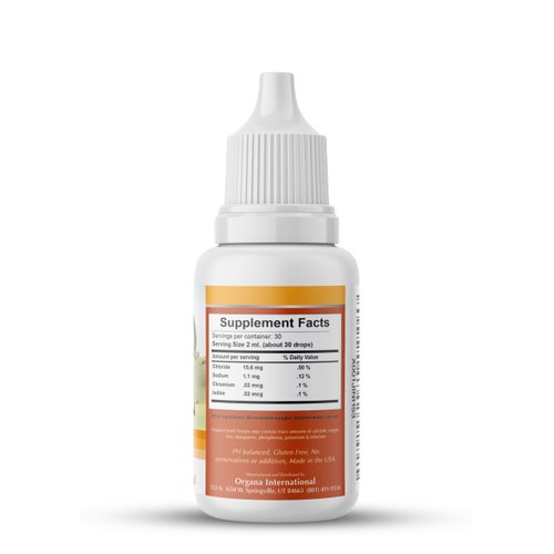 Liquid Oxygen Drops Supplement by Organa - 100% Pure and Natural Liquid Oxygen Drops - Liquid Oxygen Boost