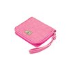 Valentia Cigars Women's Clutch Cigar Case, Synthetic Pink Leather