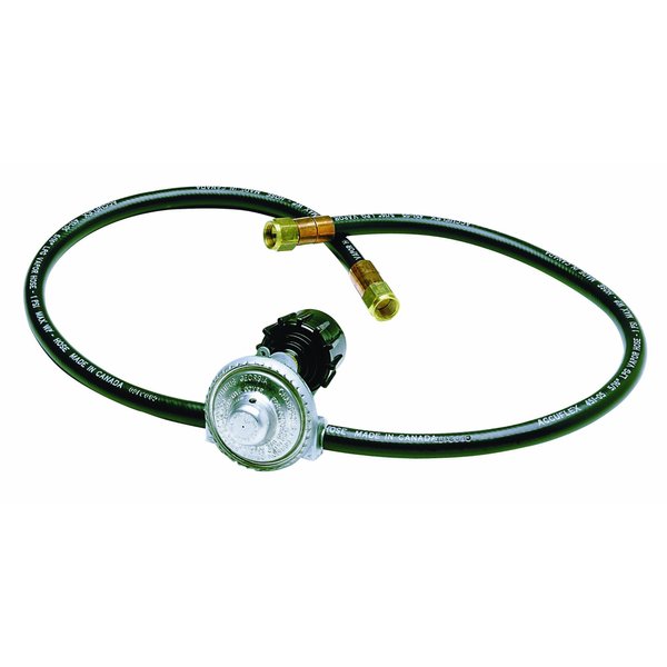 Char-Broil Hose and Regulator for Grills with Side burner Type-1,black