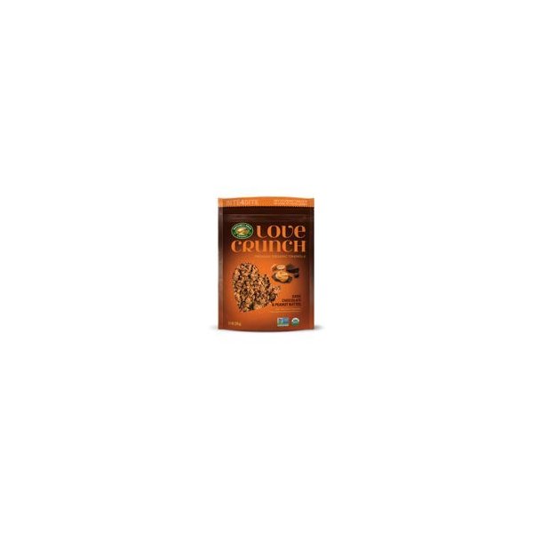Dark Chocolate & Peanut Butter Love Crunch Premium Organic Granola, 2-11.5oz Bags