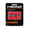 Head Xtreme Soft Racquet Overgrip Tennis Racket Grip Tape 3 Pack Red, White, Pack US
