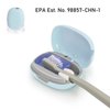 ELMWAY UV Toothbrush Sanitizer Case, Toothbrush Sterilizer, Portable USB Charging Toothbrush Cover with UV-C Light Sanitizer, Travel Toothbrush Holder with UV Sanitizer Box