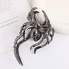 FRUZJAY Black Spider Hair Clips Halloween Hair Claw Clips Metal Spider Hair Jaw Clamps Punk Hair Clamp Y2K-Style Hair Accessories Gothic Hair Barrettes Cute Spider Halloween Hair Decoration for Women