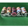 Yuanhe Clear Acrylic Poker Chip Tray with Cover-Holds 100 Chips ¡­