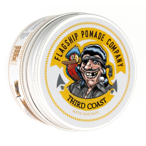 FLAGSHIP Handmade Third Coast Matte Paste Hair Pomade Medium Hold Matte Shine Salted Vanilla Scent 3.4 oz