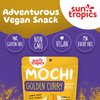 Sun Tropics Mochi Snack Bites, Golden Curry Flavor- 3.5 oz (6 Pack) | Crispy Crunchy Mochi Bites, Rice Nuggets | Mochi Puff Rice Crackers- Gluten Free & Dairy Free- No MSG Added | Asian Rice Snacks