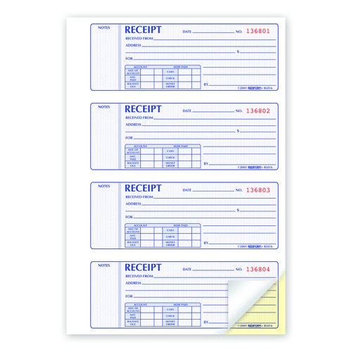 Rediform Receipt Books (RED8L816)