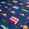 MAG 3 Pcs Cars Sheets Transportation Vehicle Twin Sheets Boys Sheet Set, for Kids, Teens and Car Lovers, Twin Boy Sheet Set Cars