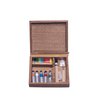 Fateanuki Doll House Accessory Oil Drawings Set Easel Miniature Dollhouse Toy Balcony Patio Furnitures Decoration Accessories 1 12 Scale