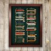 Eureka Golf Pencil Display Case | Holds 64 Round or Octagonal Golf Pencils | Cherry Finish | Made in the USA