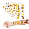 Generic Chicken Temporary Tattoos Birthday Party Supplies Favors Decorations Super Cute 96PCS Fake Tattoos Stickers for Boys Girls School Classroom Rewards Gifts Ideal