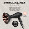 Conair The Curl Collective Curly Hair Diffuser, Works Exclusively with The Curl Collective Hair Dryer (sold separately)