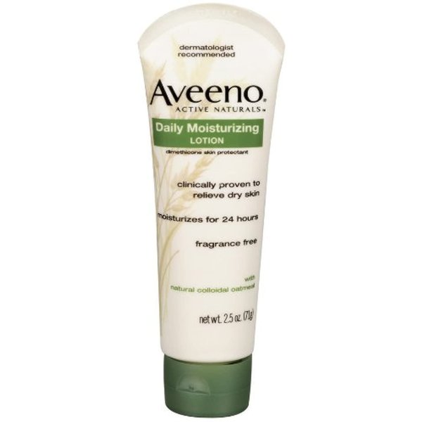 Aveeno Daily Moisturizing Lotion, 2.5 Ounce (Pack of 3)