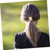 Beavorty 4pcs High Ponytail Hair Tie Zinc Alloy Ponytail Bands Punk Hair Rope Golden Ponytail Holder Decorative Ponytail Holder Rubber Hair Tie Elastic Cord Accessories Simple Girl