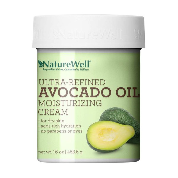 NatureWell Moisturizing Face & Body Creams (16 Ounce (Pack of 1), Avocado Oil)