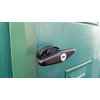 Shed Door T-Handle Lock Kit - Longer 5-1/2" Stem - Includes 2 Keys, 2 Screws, Allen Wrench, 5-1/2" Stem, Shed Lock, Barn Door Lock, Playhouse Lock & Chicken Coop Lock (Black)
