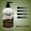 Peace Love + Lotion Linden Blossom Scented Natural Body Lotion, 12 Oz (2 Pack)