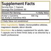 Bronson Acetyl L-Carnitine 500 MG High Potency Amino Acid Non-GMO, 60 Capsules