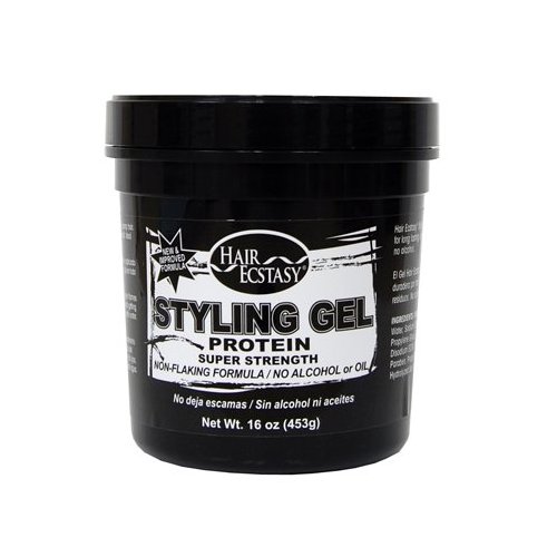 Hair Ecstasy Styling Gel 16oz Protein Super Strength