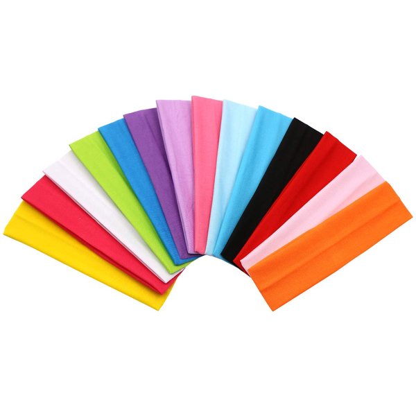 Zapire 14 Packs Women's and Girl's Stretchy Soft Head Wraps and Hair Accessories