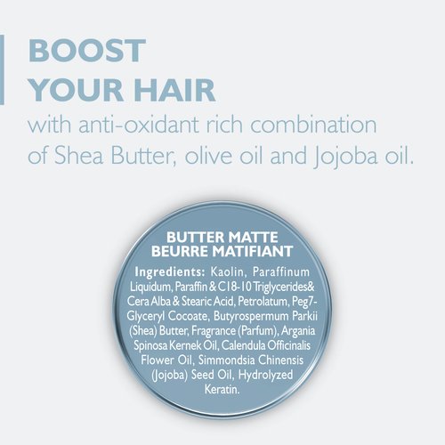 Saryna Key Butter Matte Grooming Texture Clay - Long Lasting for All Hair Types - Hair Wax Clay - Extra Matte Finish - Easy to Wash Out - Unscented Hair Clay - Strong Hold