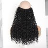 VIJIGIA Curly Hair Extensions Invisible Wire Hair Extensions with Transparent Wire Adjustable Size 3 Secure Clips Long deep Secret Synthetic Curly Braiding hair