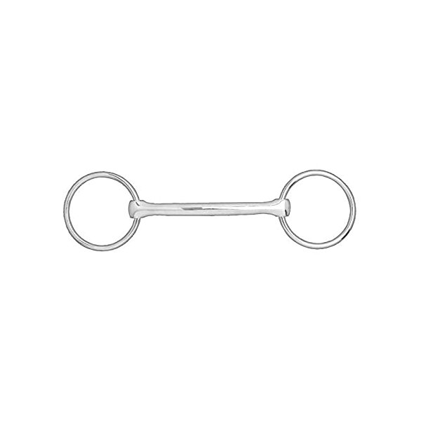 HORZE Mullen Mouth Loose Ring Snaffle Bit - 4 1/2