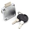 SDTC Tech Drawer Lock with Keys and Matching Screws for Cabinet/Wardrobe/Cupboard/Office Desk etc. (Cylinder Cam Length 22 mm)