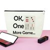 Mahjong Girls Makeup Bag Mahjong Lover Gift Cosmetic Bag Mahjong Gifts Retirement Gifts for Her Funny Gambling Gifts for Women Grandma Mother Birthday Christmas Thanksgiving Gifts Travel Makeup Pouch
