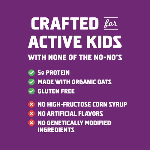 CLIF KID ZBAR - Protein Granola Bars - Chocolate Chip - Non-GMO - Organic -Lunch Box Snacks (1.27 Ounce Energy Bars, 10 Count)