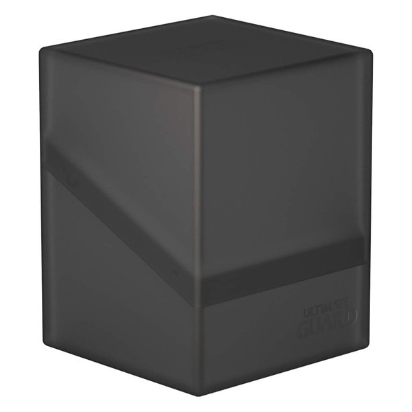 Ultimate Guard Boulder 100+, Deck Case for 100 Double-Sleeved TCG Cards, Onyx, Secure & Durable Storage for Trading Card Games, Soft-Touch Finish