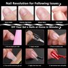 LuckForever 240pc XL Square Gel X Nail Tips Clear Fake Nails Extra Long Square Nail Tips Full Cover Artificial Fingernails XL Soft Gel False Nail Tips for Acrylic Nail Extension Press on Nail Making