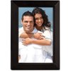 Lawrence 725046 4-Inch x 6-Inch Wooden Black Picture Frame