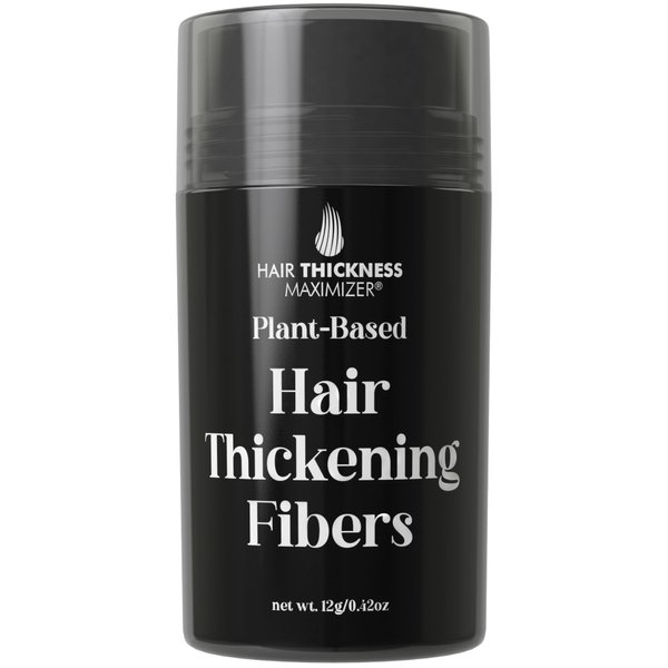 Hair Fibers for Thinning Hair for Women & Men. Plant Based Hair Powder To Cover Up Bald Spots & Thinning Hairline. Instant Hair Filler, Hair Building Fiber. Non Itchy, Easy Wash Off. (Dark Brown)