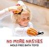 SplashEZ Mold Free Bath Toys for Babies & Toddlers, Car No Hole Bath Toys, Bath Toys No Mold for Tub, Beach, Pool, BPA-Free, Safe, Fun Infant Baby Bath Toys No Holes 0 1-3 6 12 18 Months